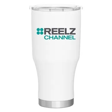 Image of 24 Customized 28 oz Summit - Powder - Matte White - Vacuum ...