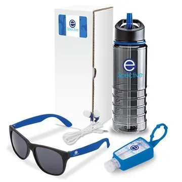 Image of 100 Customized Olympic 4-Piece Fitness Gift Set - UV Protection & ...