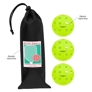 Pickleball Outdoor Ball Set - 40-Hole Design
