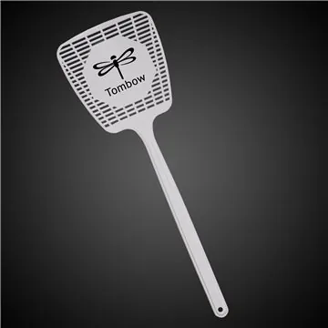 Image of 204 Custom White 16" Fly Swatters - Plastic