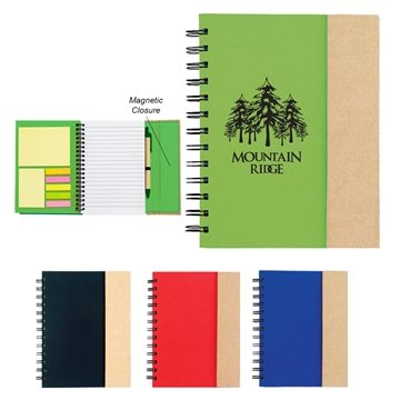 Image of 100 Customized Spiral Notebook With Sticky Notes And Flags - ...