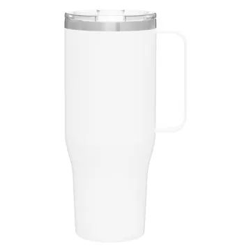 Image of 24 Customized 40 oz denali - Matte White - Vacuum Insulated & ...