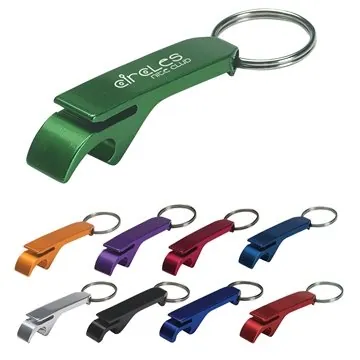 Image of 300 Promotional Aluminum Bottle Can Opener Key Ring - ...