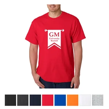 Image of 96 Custom Gildan Adult Heavy Cotton T-Shirt - Preshrunk & ...