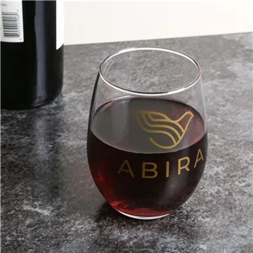 Image of 144 Custom Stemless Wine Glass - USA Made