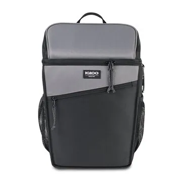Image of 6 Custom Igloo Juneau Backpack Cooler - Deep Fog - Antimicrobial & ...