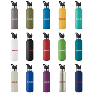 Image of 25 Customized 20 oz Basecamp Mesa Tundra Bottle with Screw Top and ...