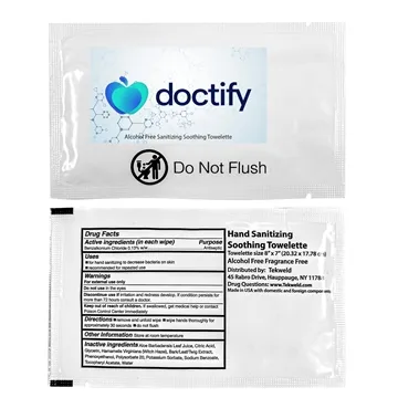 Image of 150 Custom Individual Antibacterial Wipes - Sanitizing