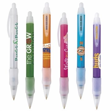 Image of 300 Customized WideBody Ice Grip Pen - Rubber Grip