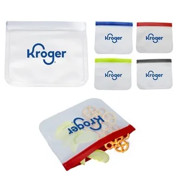 Image of 250 Promotional Small Zip Bags - Reusable & BPA Free