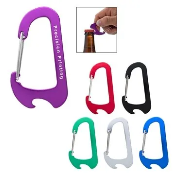 Image of 250 Promotional Chaz Carabiner Bottle Opener - Metal