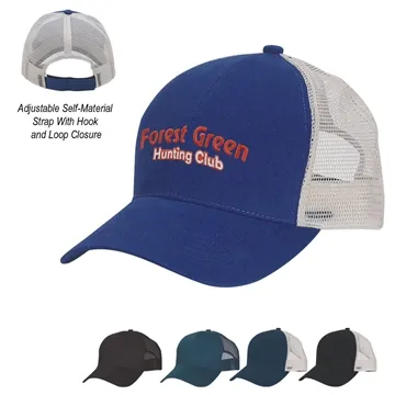 144 Customized Mesh Back Price Buster Cap - Cotton Twill