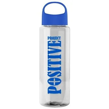 Image of 200 Custom The Guzzler - 32 oz Transparent Bottle With Oval Crest ...