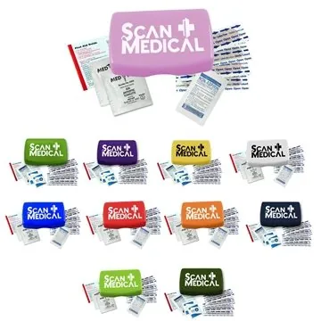 Image of 250 Promotional Express First Aid Kit - Compact & Latex-Free