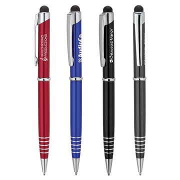 Image of 75 Customized Alliance Ballpoint Pen Stylus - Aluminum & Touch ...