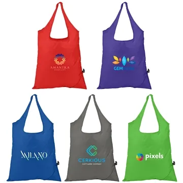 Image of 50 Promotional Capri - Foldaway Shopping Tote Bag - 210D Polyester ...