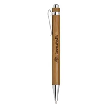Image of 250 Custom Eco-Friendly Bamboo Pen, Click Action - Lightweight