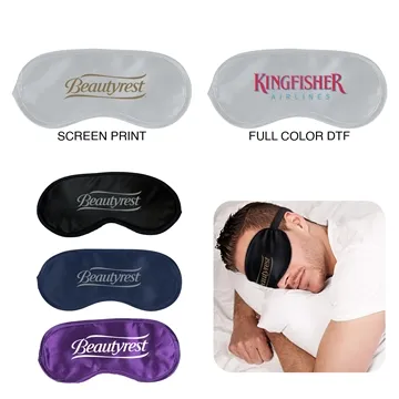 Image of 1000 Promotional Satin Eye Mask - Latex Free