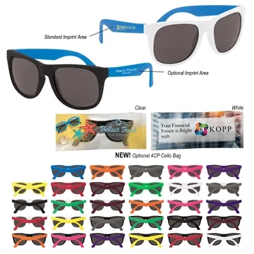 Image of 150 Custom Rubberized Sunglasses - UV400 Protection