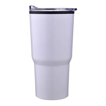 Image of 25 Custom 20 oz Economy Stainless Steel Tumbler With Plastic PP ...