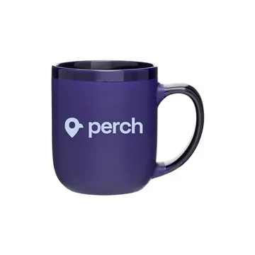 Image of 48 Custom 16 oz Modelo Mug - Matte Cobalt Blue Glossy Cobalt Blue ...