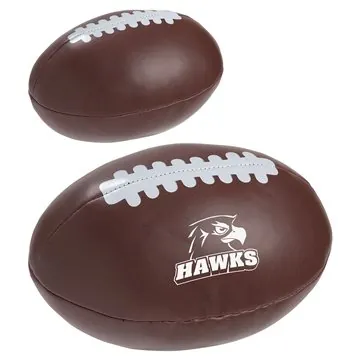 Image of 100 Custom Football Fiberfill Sports Ball - Soft Vinyl