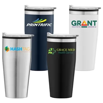 50 Promotional Jasper - 20 oz Stainless Steel Tumbler with Plastic ...