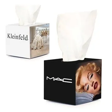 Image of 150 Custom Mini Tissue Box - Two-Ply