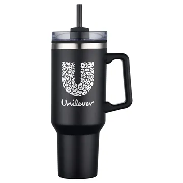 20 Customized 40 oz Double Wall Tumbler With Handle and Straw - ...