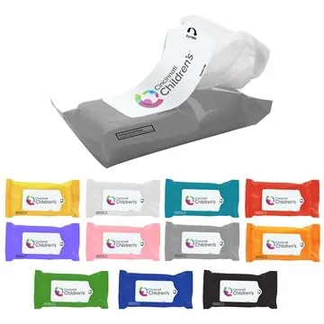 Customized Antibacterial Hand Wipes - 15 Count