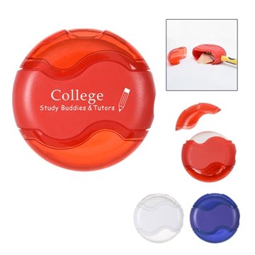 Image of 250 Promotional Pencil Sharpener With Eraser - Shaving Collector