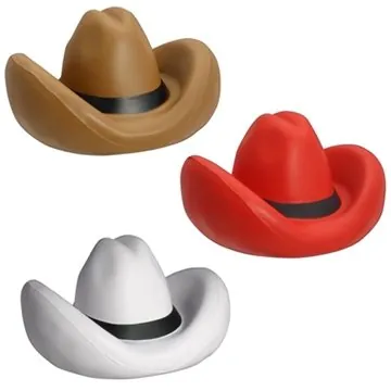 Image of 100 Customized Cowboy Hat - Stress Reliever - Polyurethane