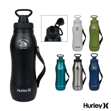 12 Custom Hurley Peak Quench 32 oz. Vacuum Insulated Water Bottle ...