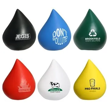 Image of 150 Custom Droplet - Stress Reliever - Polyurethane