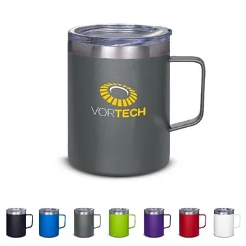 Image of 25 Promotional 12oz Vacuum Insulated Coffee Mug - Stainless Steel ...