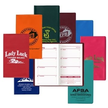 Image of 100 Promotional Standard Weekly Pocket Planner Without Map - Vinyl