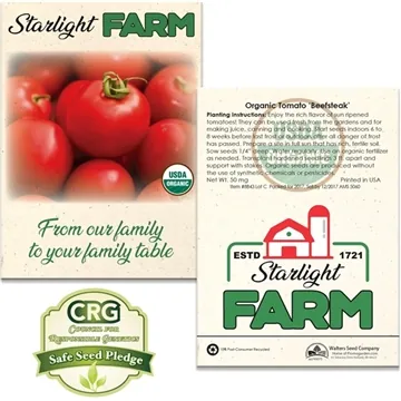 Image of 500 Customized Standard Seed Packet - Organic Options
