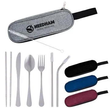 Image of 25 Promotional Stainless Steel Cutlery Set In Pouch - FDA ...