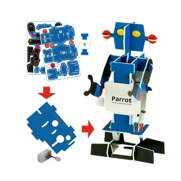 Image of 100 Customized Puzzle Robot - Wind-up & DIY Assembly