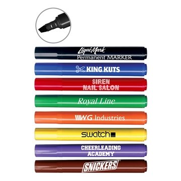 Chisel Tip Permanent Marker - USA Made & Non-Toxic