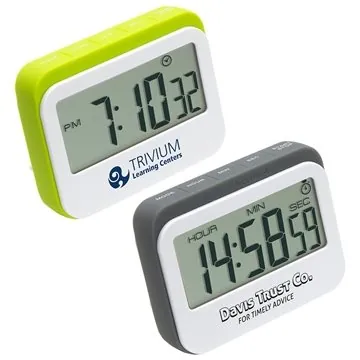 Image of 30 Custom Soft Touch Widescreen Kitchen Timer Clock - Magnetic & ...