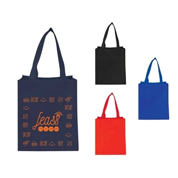 Image of 200 Promotional Basic Grocery Tote - Recyclable & Polypropylene