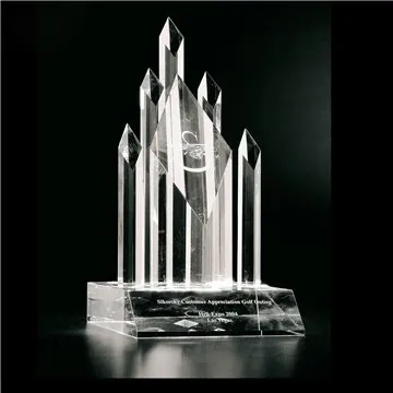Image of 1 Customized Clearaward Optical Crystal Symphony Award 12 in