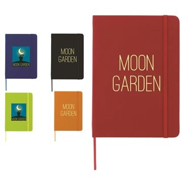 Image of 150 Promotional 5" x 7" Journal Notebook - Leatherette & Ribbon ...