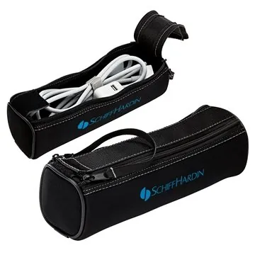 Image of 50 Customized Terzo Neoprene Travel Case - Dual Zipper & Hook Loop