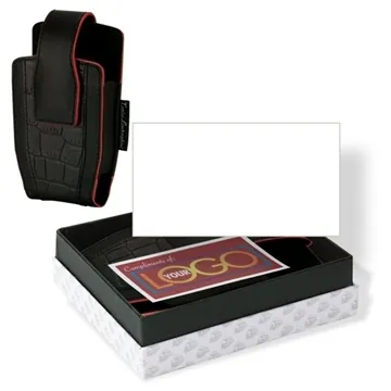 Image of 1 Customized Black with red edge Blackberry Case - Leather & ...