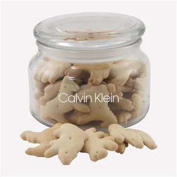 Image of 24 Custom Jar with Animal Crackers - Glass
