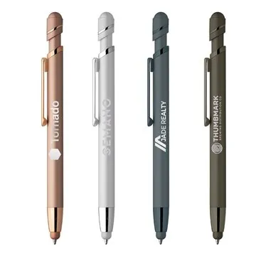 Image of 100 Custom Atlantic Softy Monochrome Metallic w/ Stylus - Laser - ...