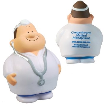 Image of 150 Custom Doctor Bert Stress Reliever - 4 inches