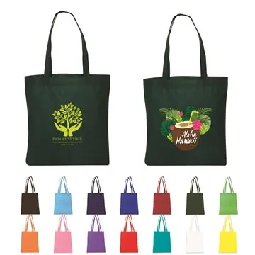 Image of 200 Promotional Non-Woven Value Tote Bag - Recycled Content & ...
